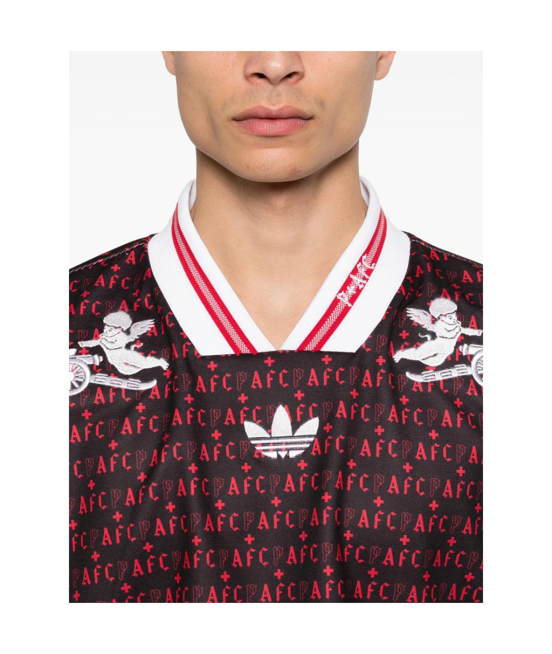 ADIDAS Черная синтетическая футболка, фото 5