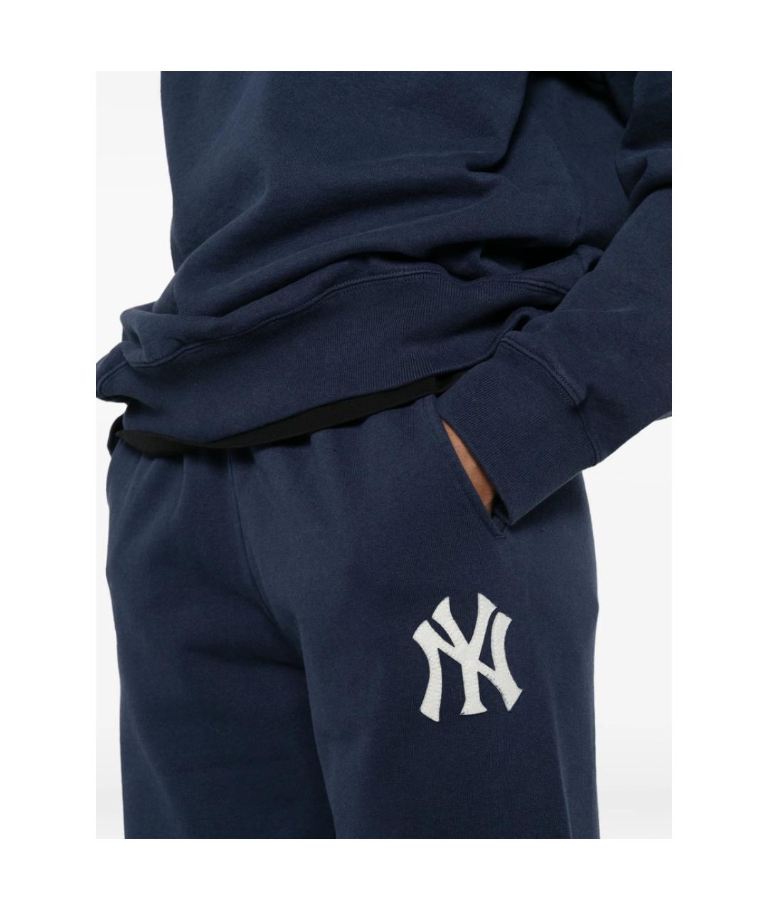 SPORTY AND RICH Синие хлопковые спортивные брюки и шорты, фото 3