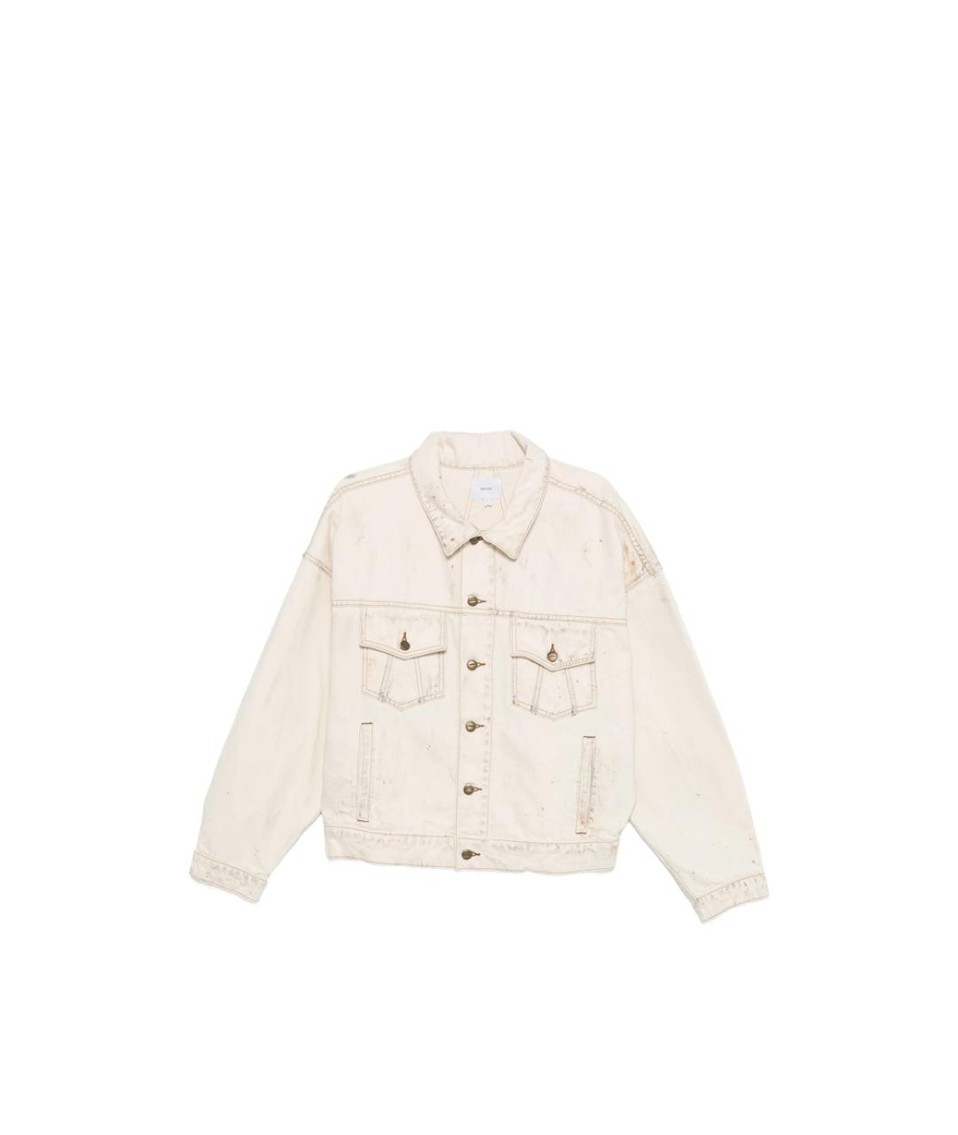 RHUDE Белая хлопковая куртка, фото 6