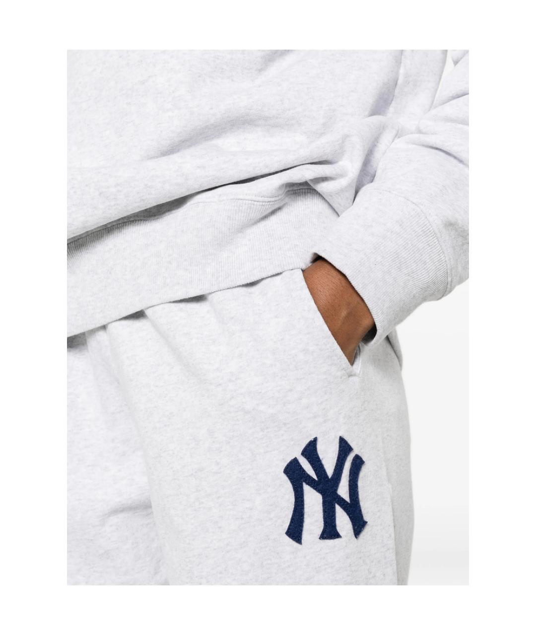 SPORTY AND RICH Серые хлопковые спортивные брюки и шорты, фото 2
