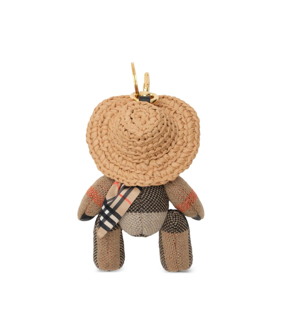 BURBERRY Бежевый брелок, фото 3