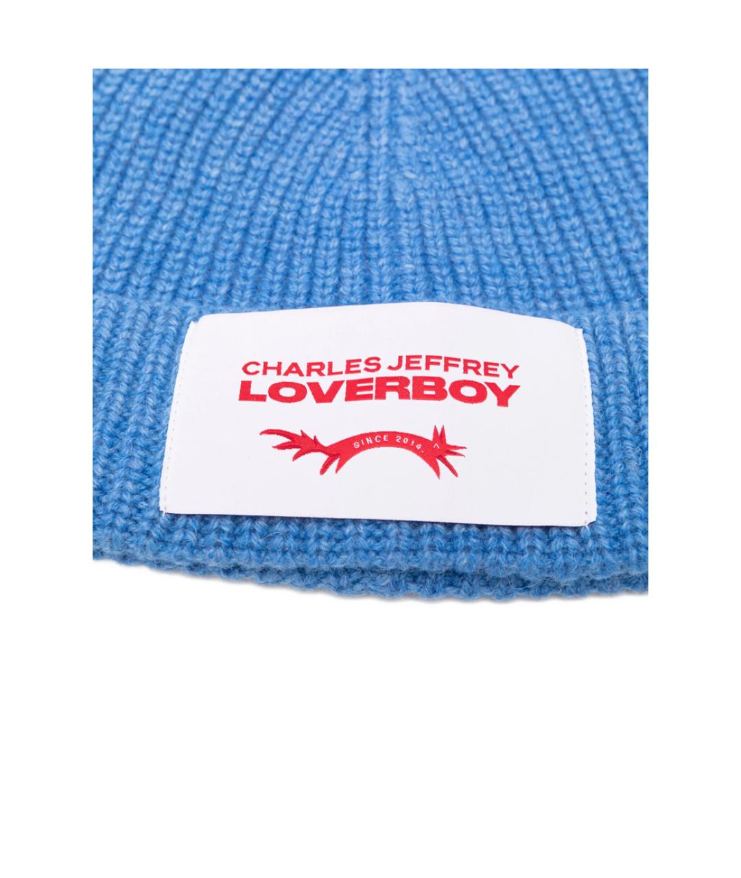 CHARLES JEFFREY LOVERBOY Синяя шерстяная кепка/бейсболка, фото 2