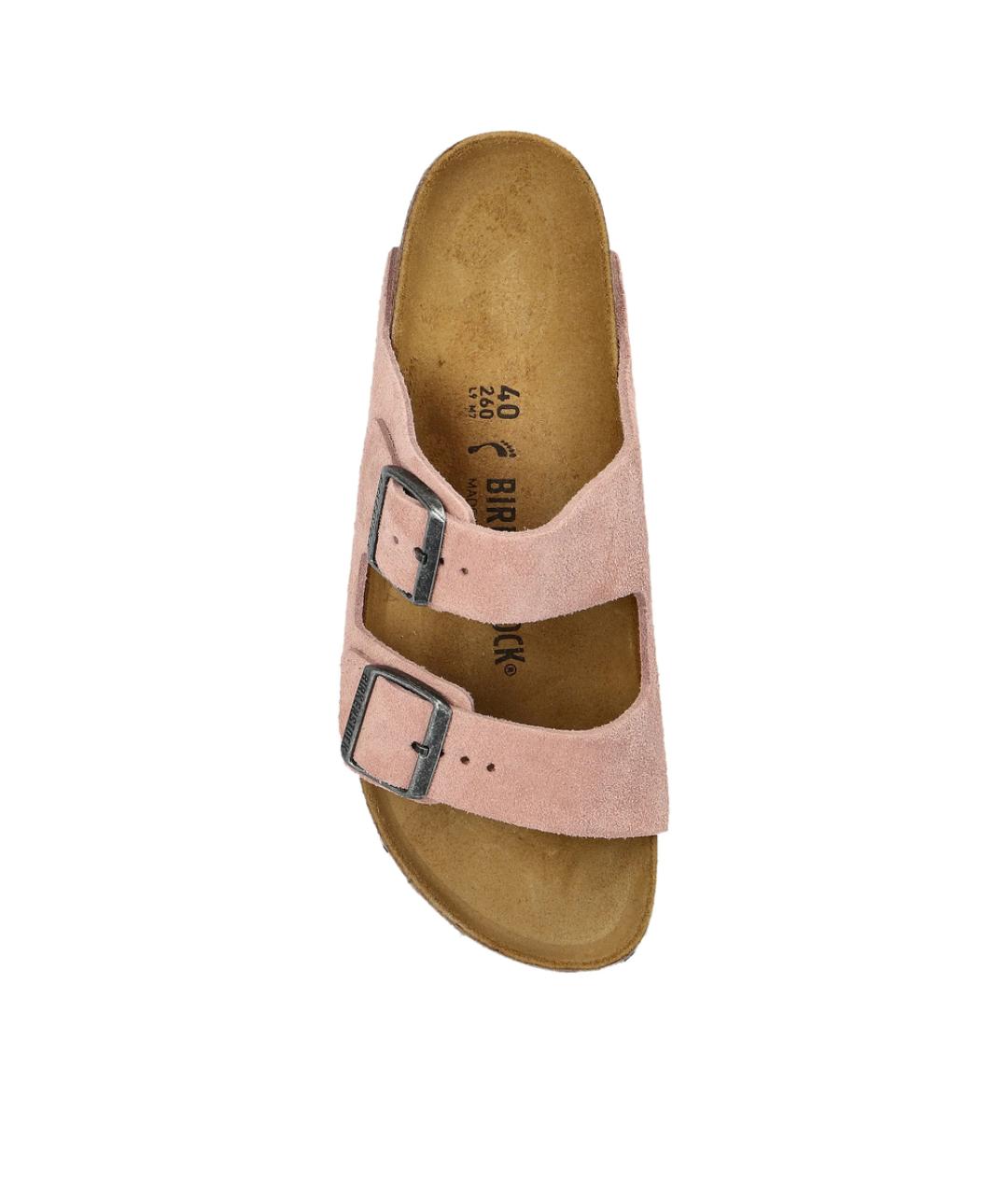 BIRKENSTOCK Розовые замшевые сандалии, фото 2