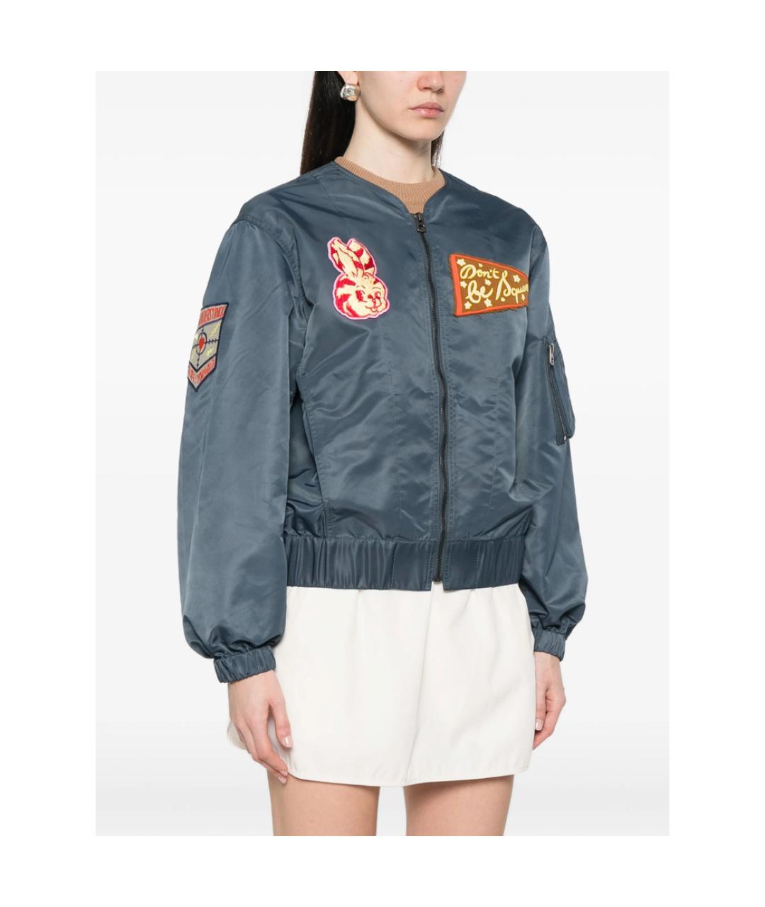 KENZO Синяя хлопковая куртка, фото 5