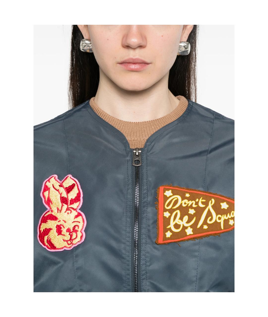 KENZO Синяя хлопковая куртка, фото 2