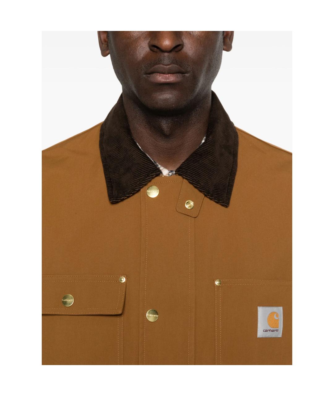 CARHARTT Коричневая хлопковая куртка, фото 3