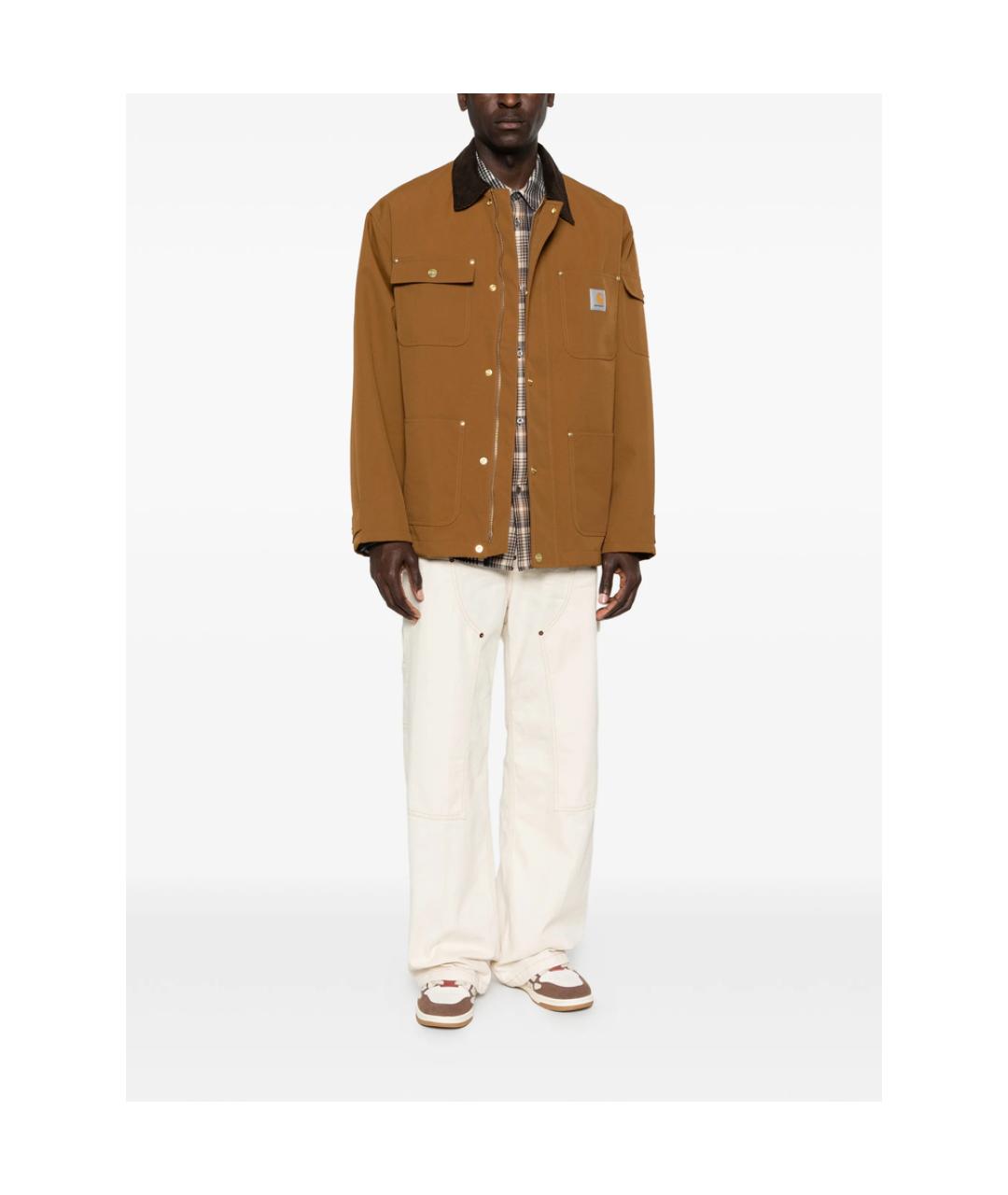 CARHARTT Коричневая хлопковая куртка, фото 5