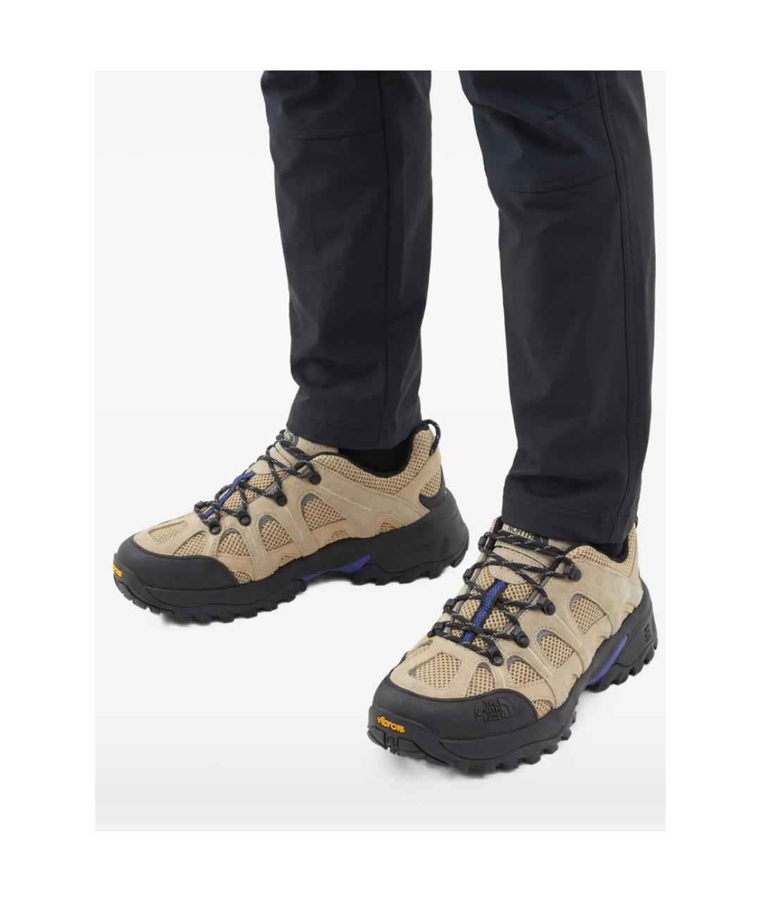 THE NORTH FACE Бежевые текстильные низкие кроссовки / кеды, фото 5