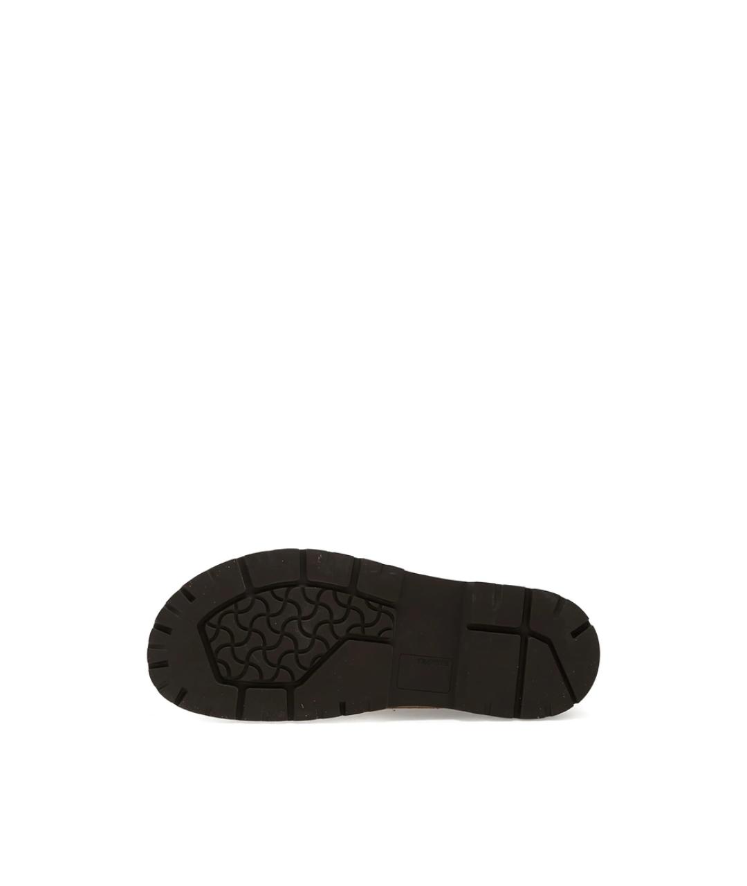 BIRKENSTOCK Бежевые замшевые ботинки, фото 5