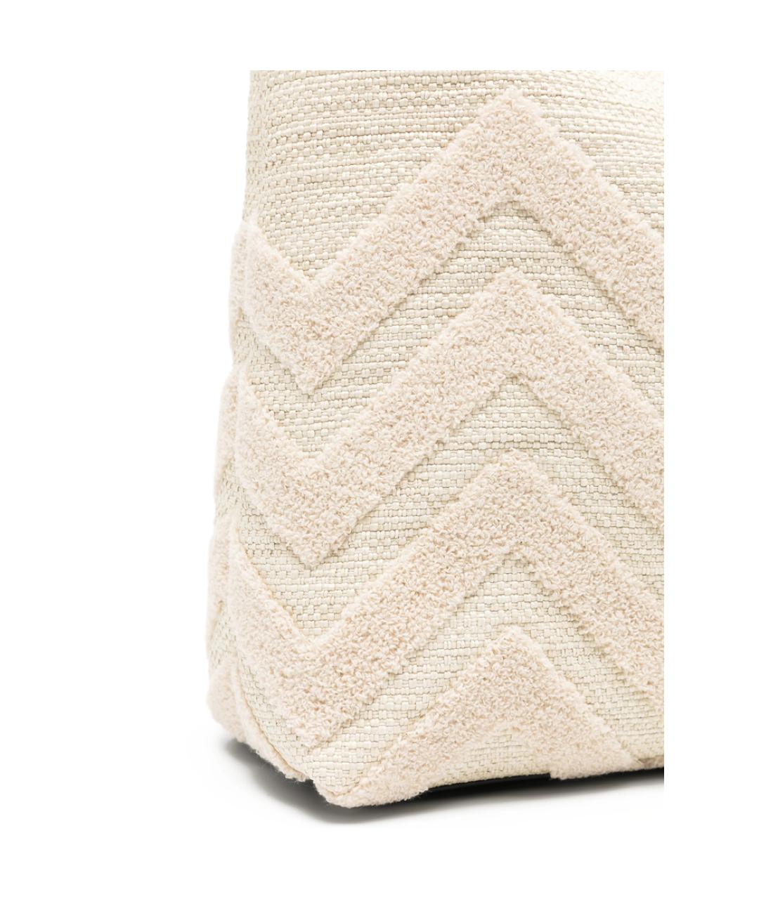 MISSONI Бежевая тканевая сумка тоут, фото 5