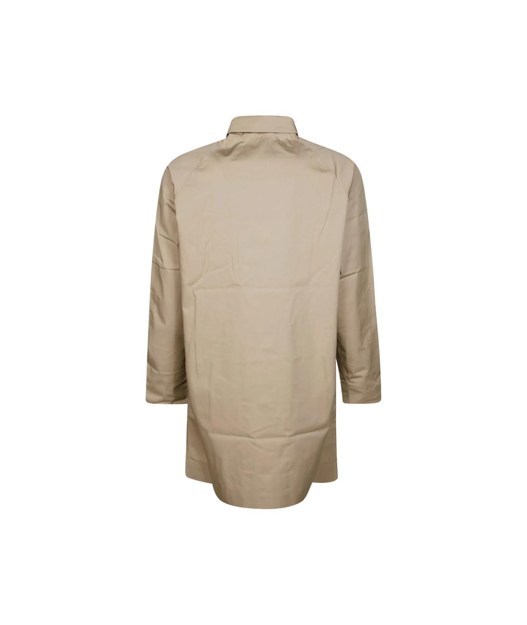 BARBOUR Бежевый полиэстеровый тренч / плащ, фото 2