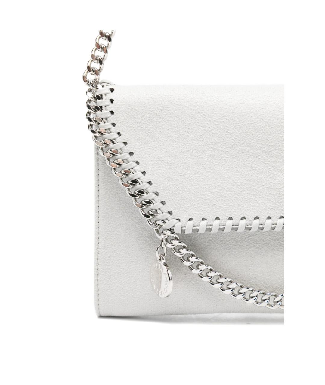 STELLA MCCARTNEY Серая сумка через плечо из искусственной кожи, фото 3