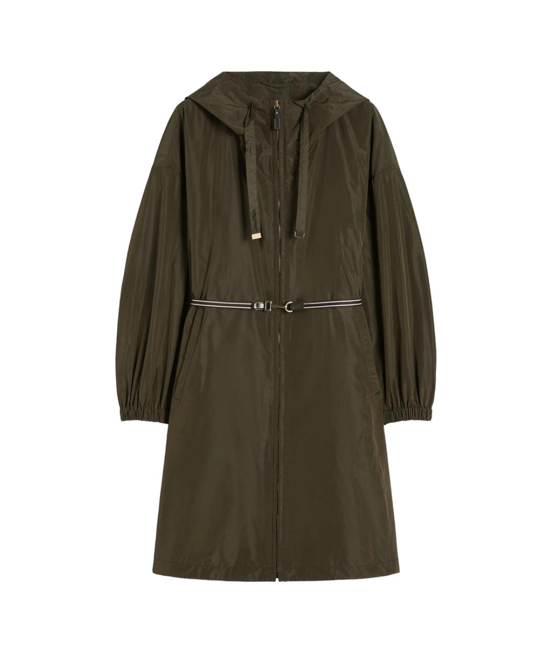 MAX MARA Зеленая полиэстеровая парка, фото 1