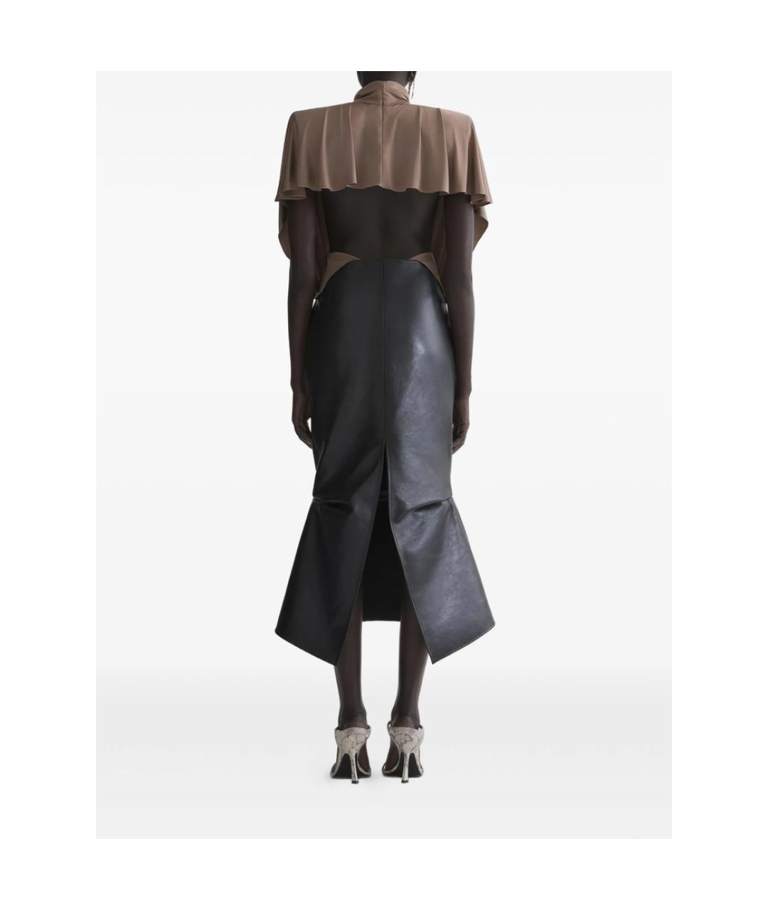 MUGLER Серая вискозная блузы, фото 2