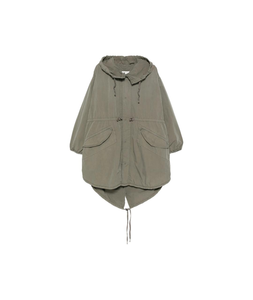 MAISON MARGIELA Зеленая хлопковая парка, фото 1