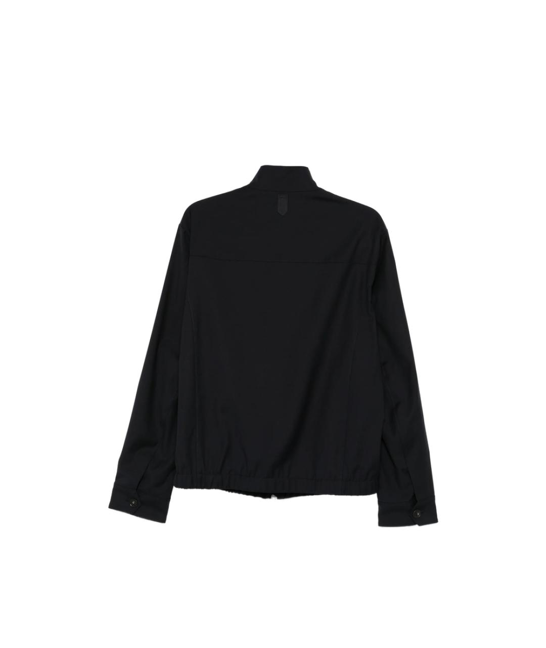 CANALI Синяя полиэстеровая куртка, фото 2
