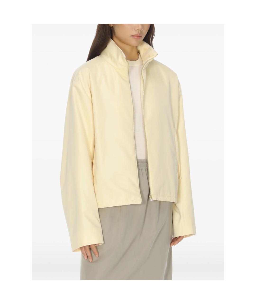 Carven Желтая полиэстеровая куртка, фото 3
