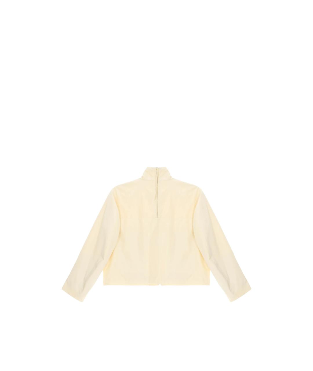 Carven Желтая полиэстеровая куртка, фото 6