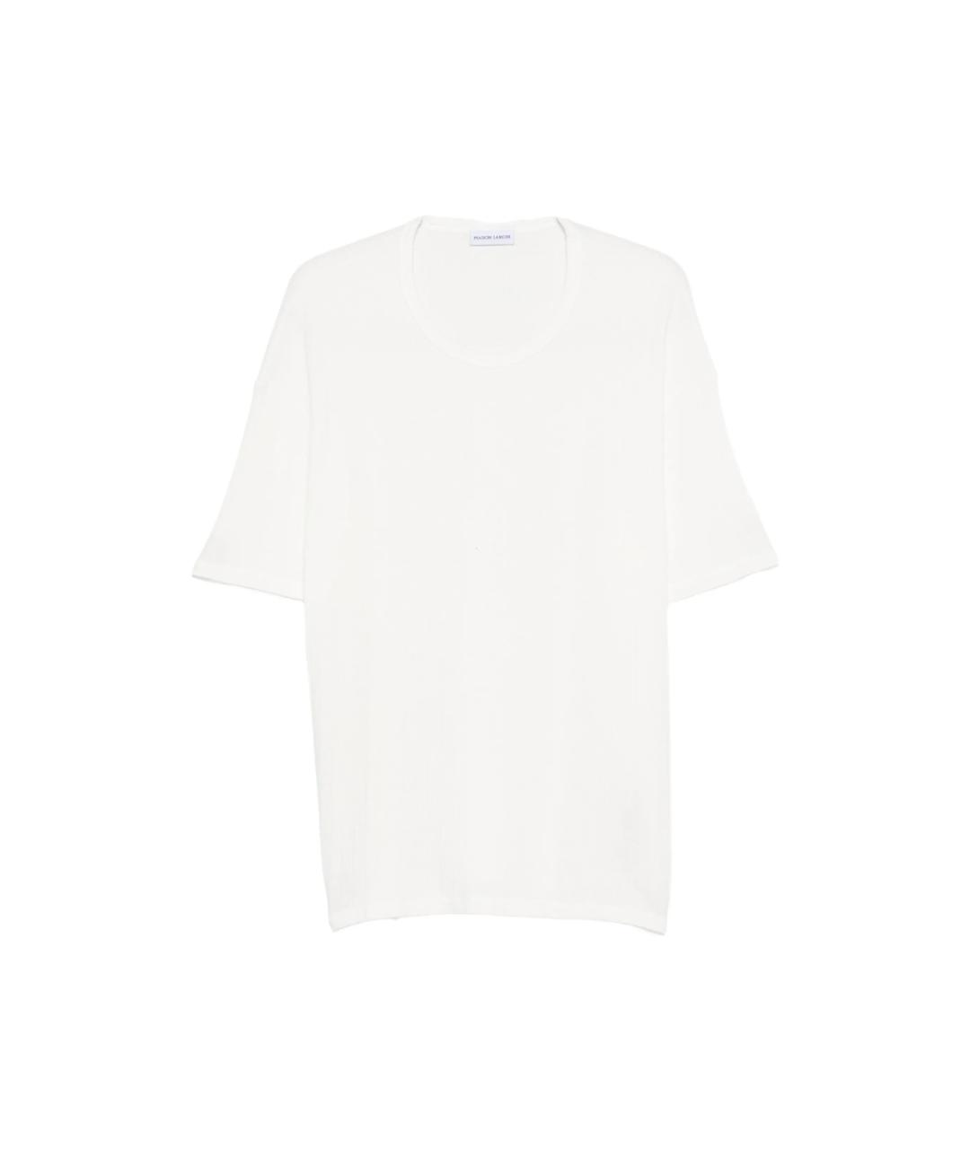 MAISON LABICHE Белая хлопковая футболка, фото 1