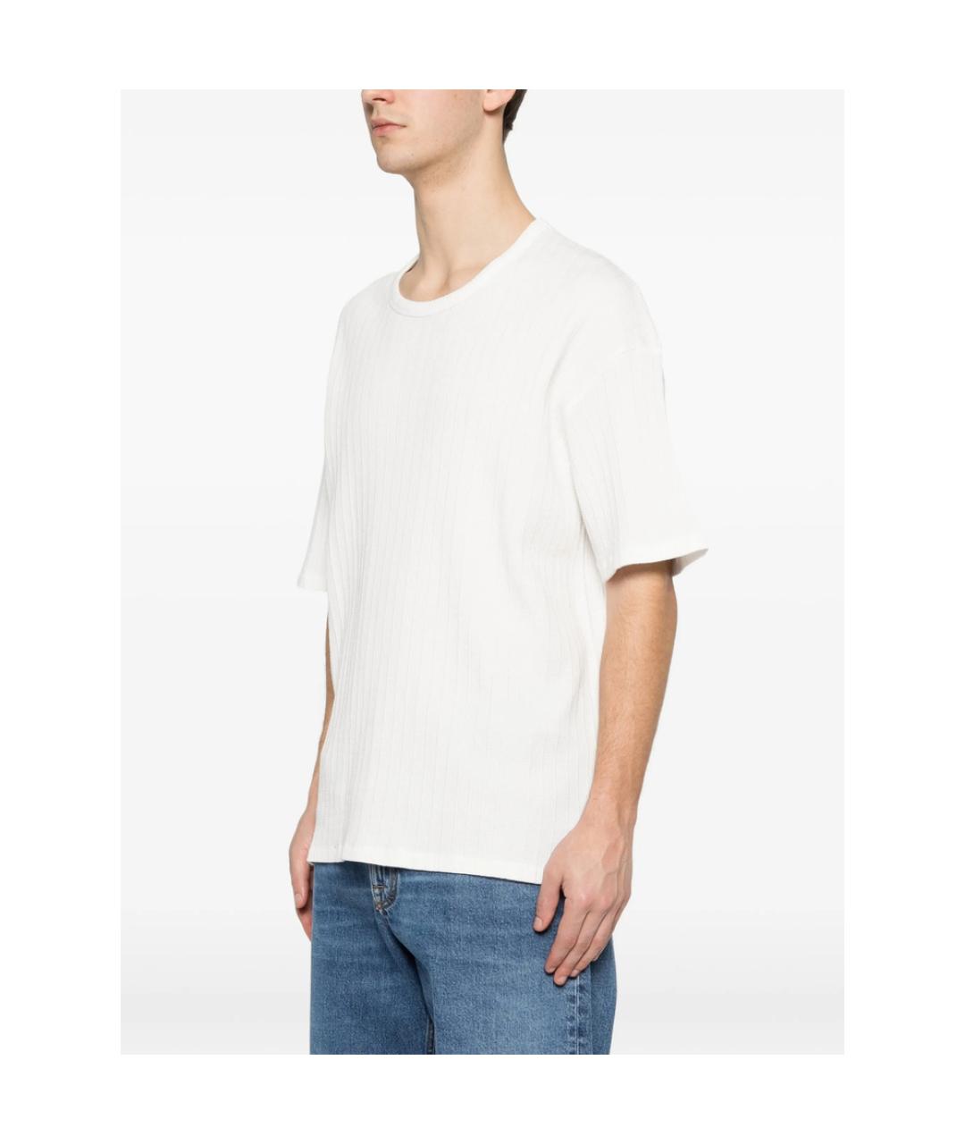 MAISON LABICHE Белая хлопковая футболка, фото 5