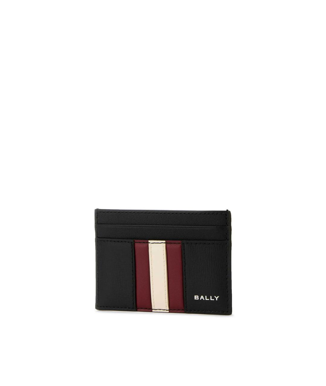 BALLY Черный кожаный кардхолдер, фото 2