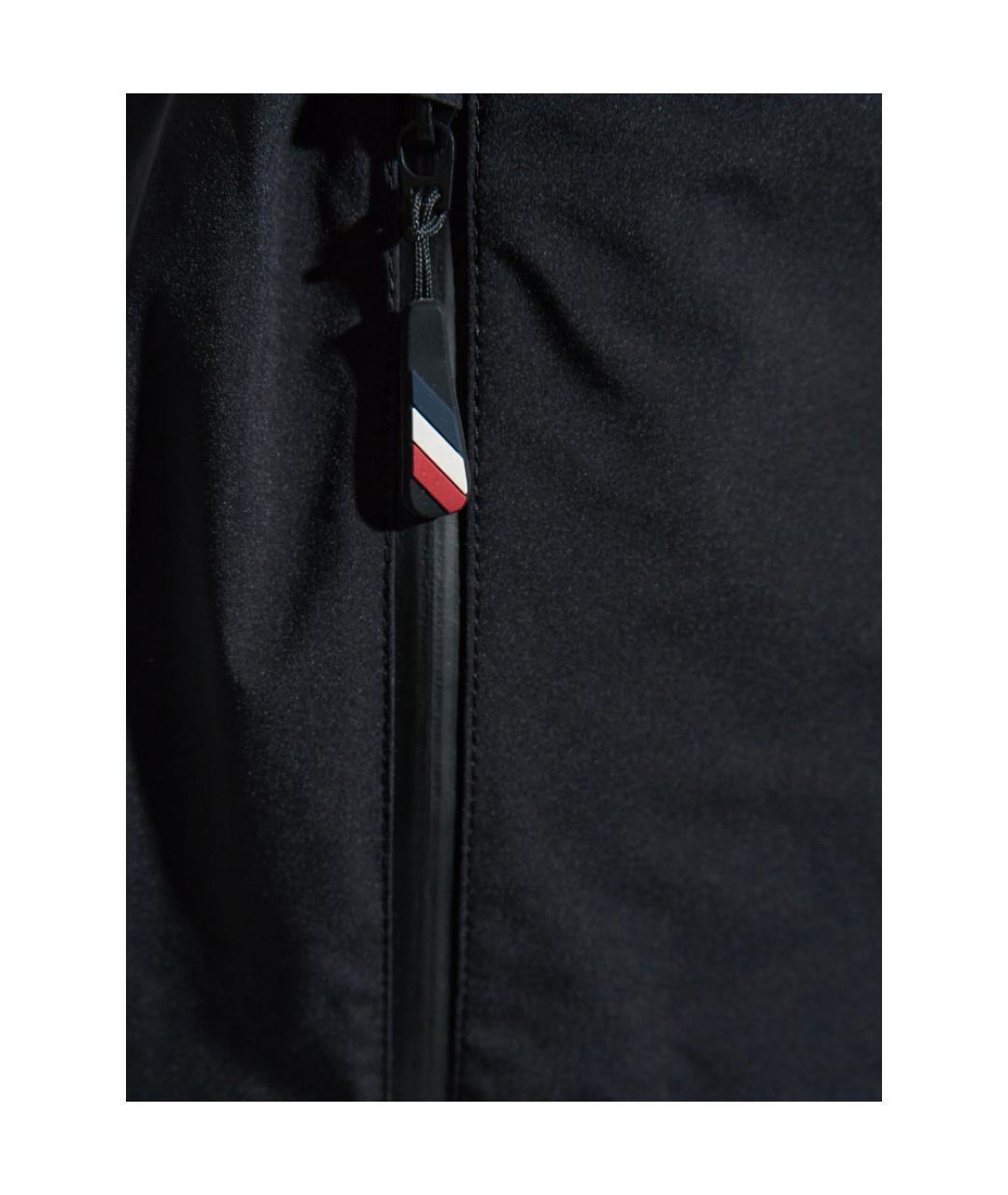 MONCLER GRENOBLE Черные полиамидовые повседневные брюки, фото 5