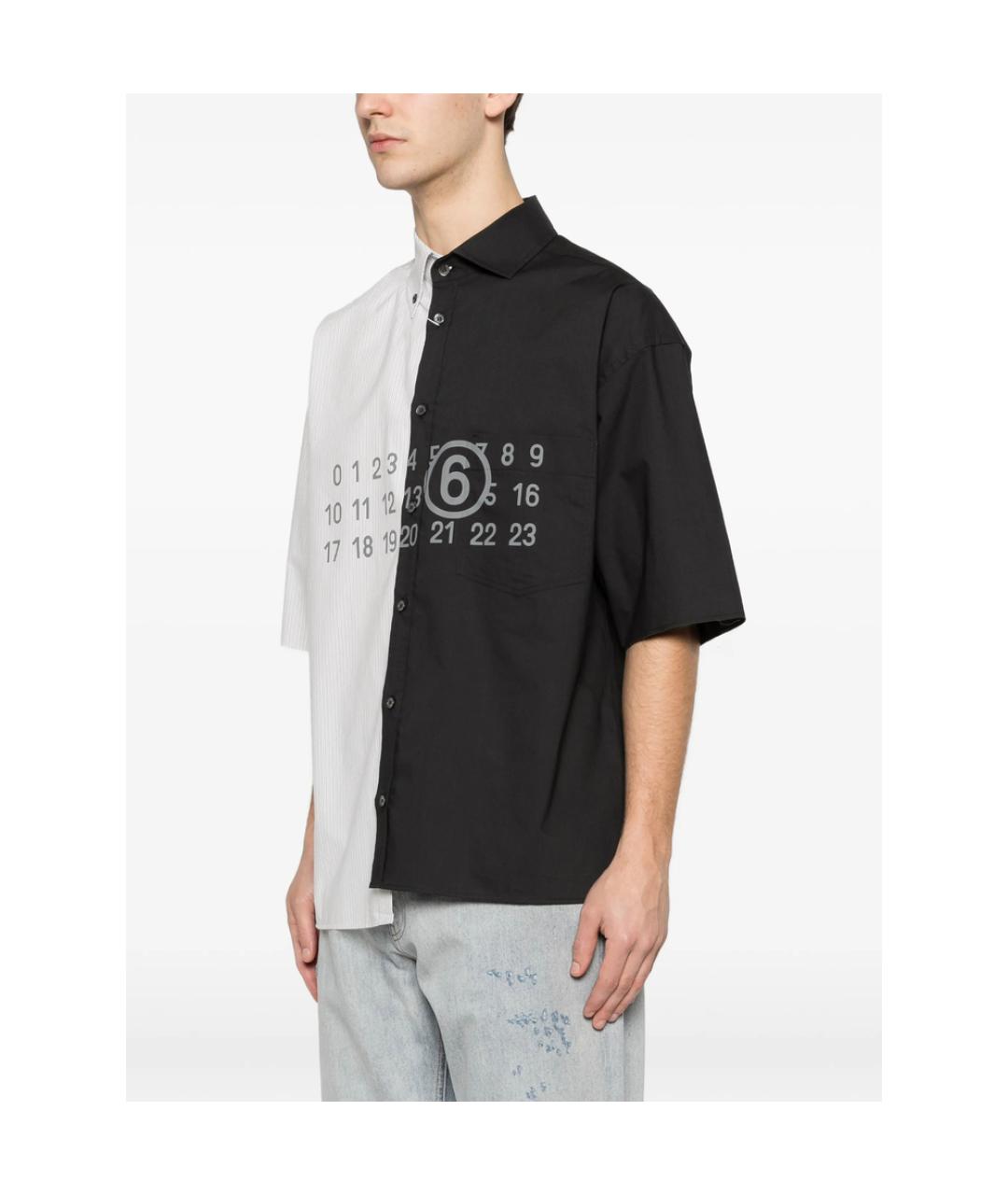 MM6 MAISON MARGIELA Мульти хлопковая кэжуал рубашка, фото 2