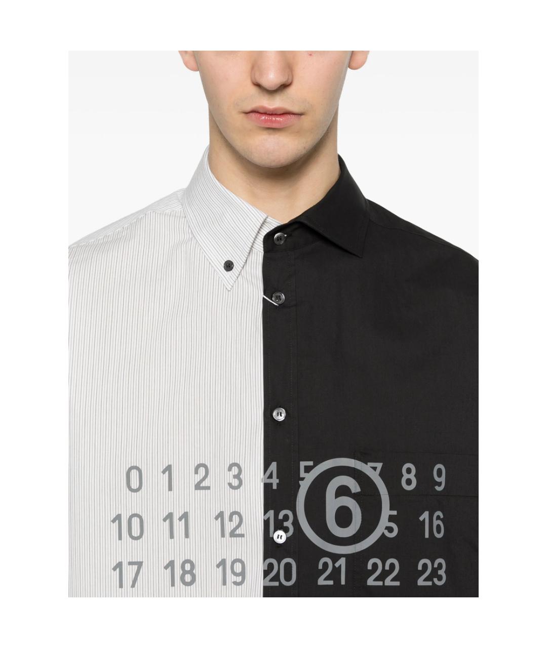 MM6 MAISON MARGIELA Мульти хлопковая кэжуал рубашка, фото 4