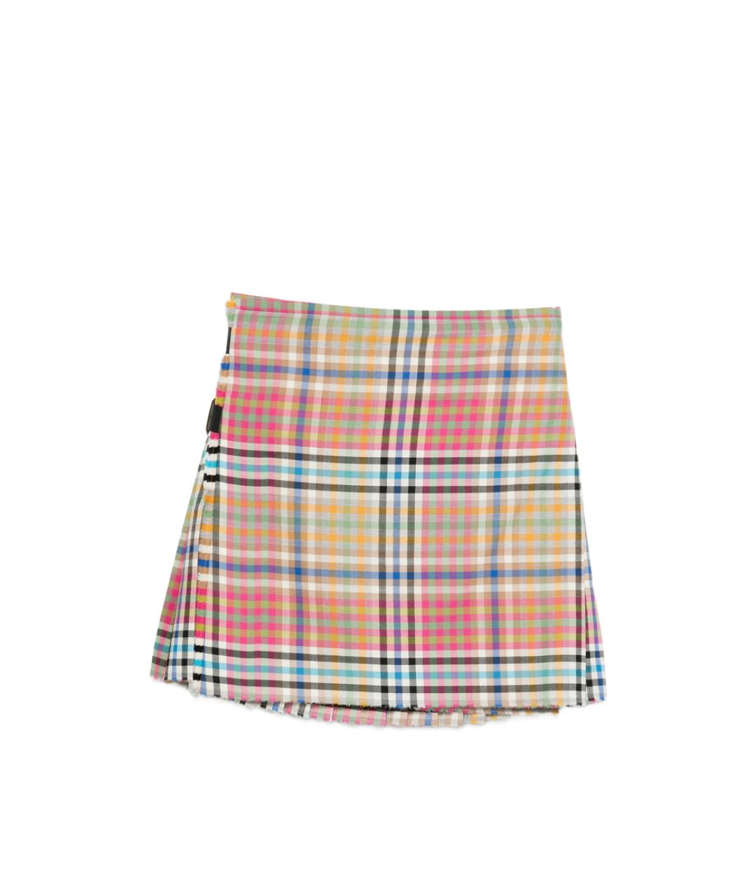 VIVIENNE WESTWOOD Розовая хлопковая юбка мини, фото 1