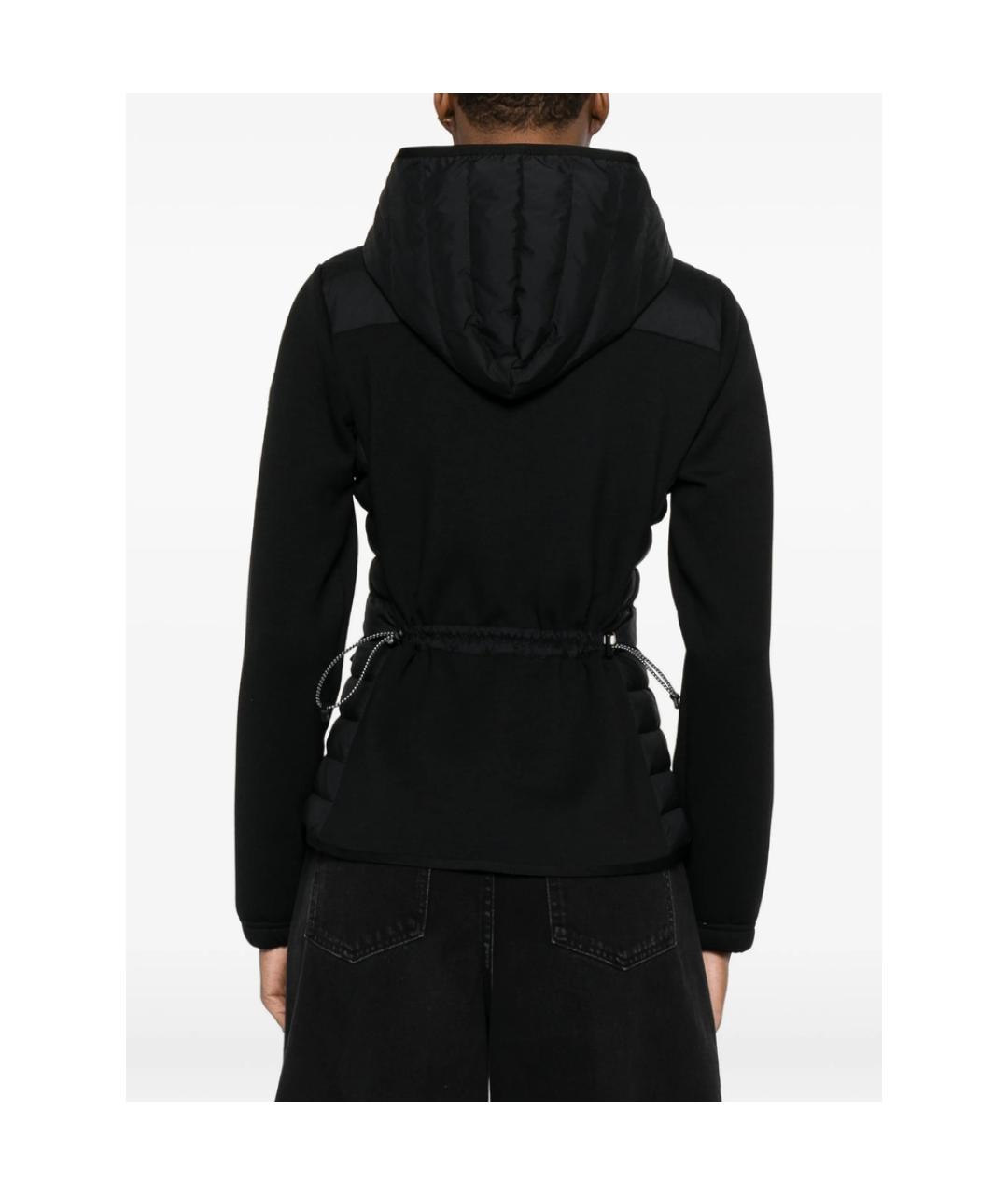 MONCLER GRENOBLE Черная полиэстеровая куртка, фото 2