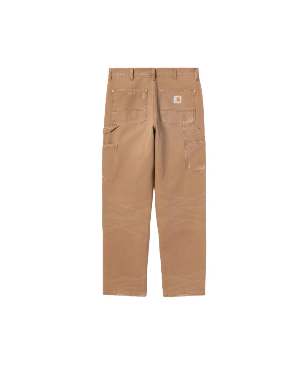 CARHARTT Коричневые хлопковые повседневные брюки, фото 2