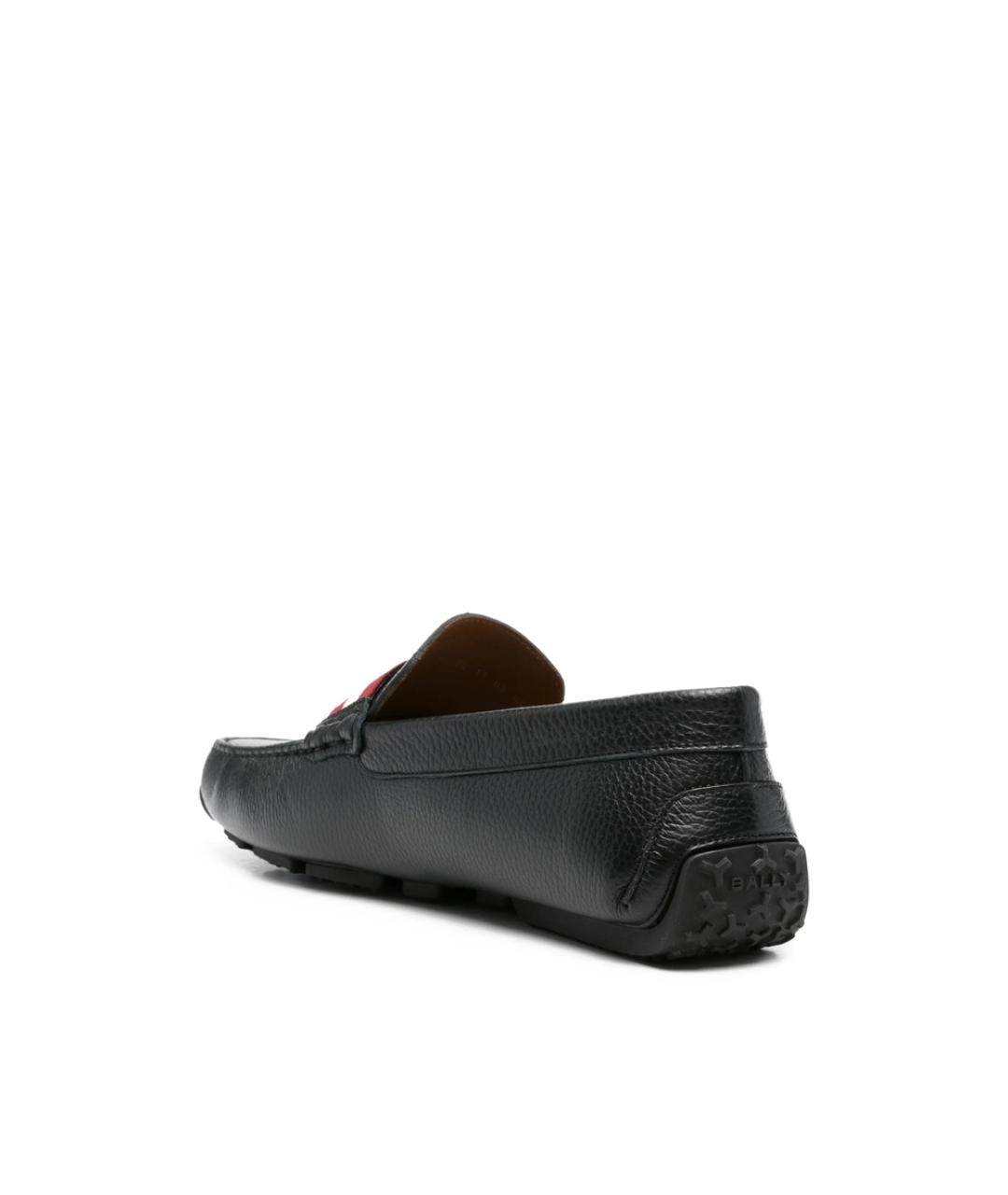 BALLY Черные кожаные лоферы, фото 3