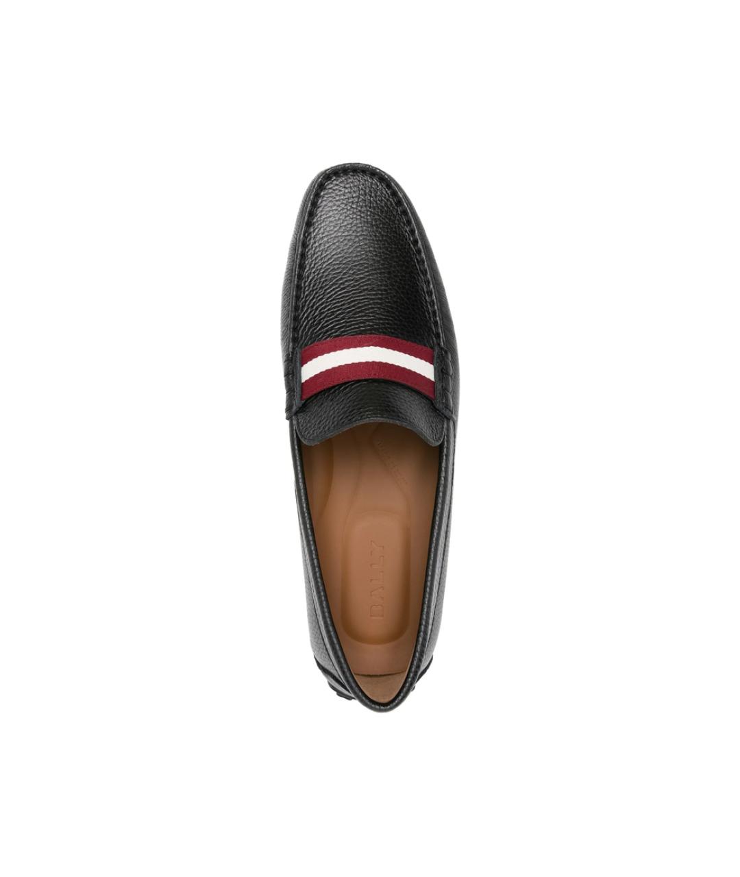 BALLY Черные кожаные лоферы, фото 2