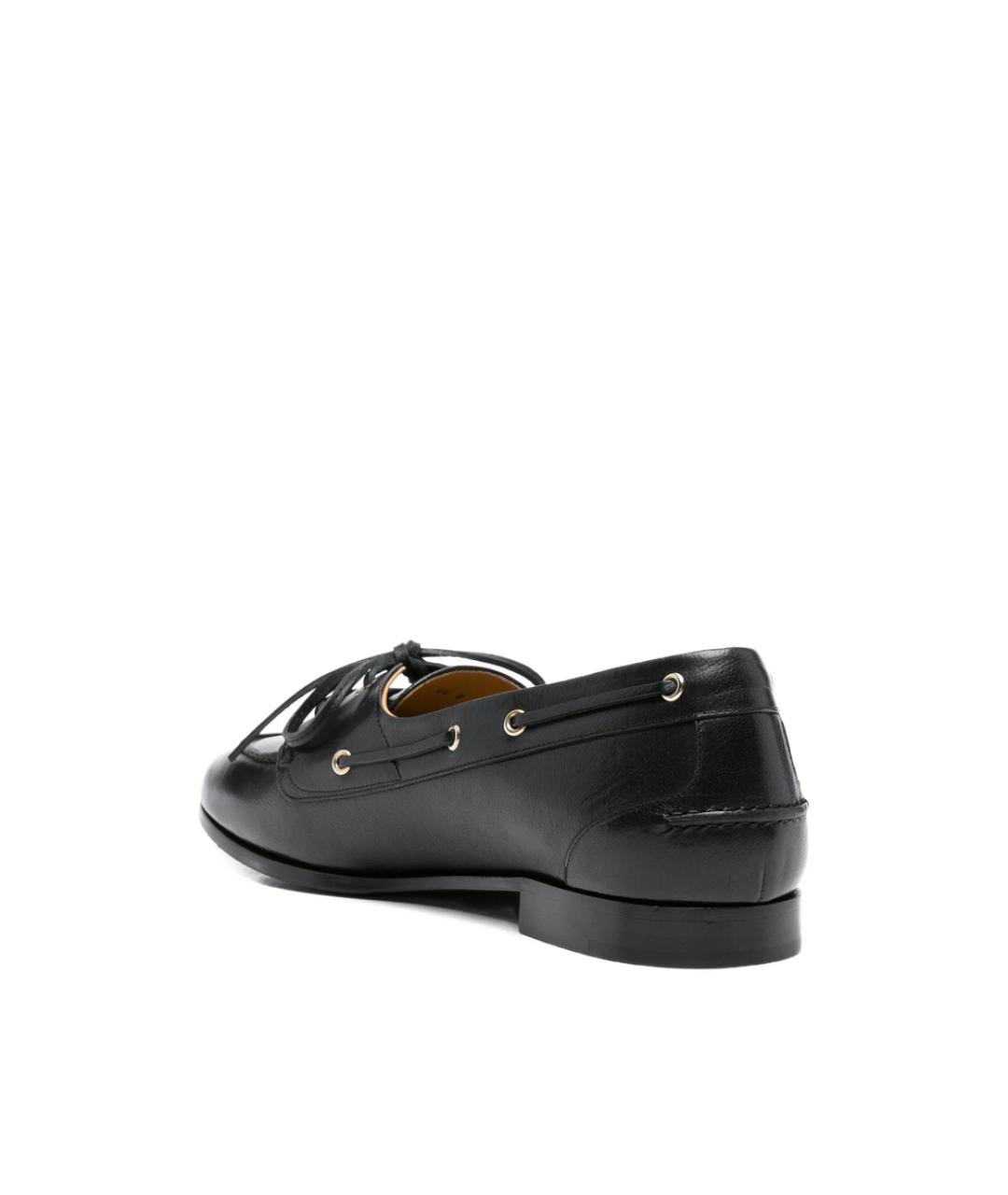BALLY Черные кожаные лоферы, фото 2