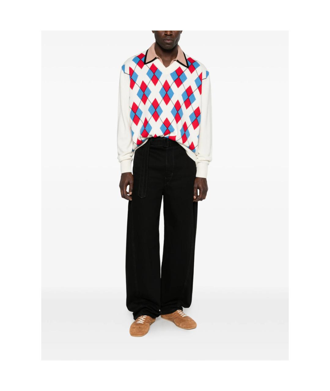 DRIES VAN NOTEN Мульти полиэстеровый джемпер / свитер, фото 2