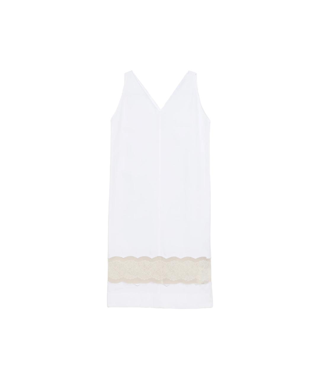 Carven Белое хлопковое повседневное платье, фото 1
