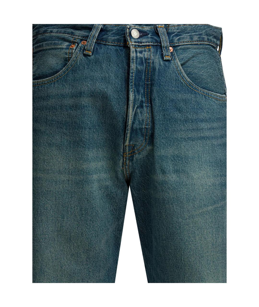 LEVI'S Синие хлопковые джинсы скинни, фото 2