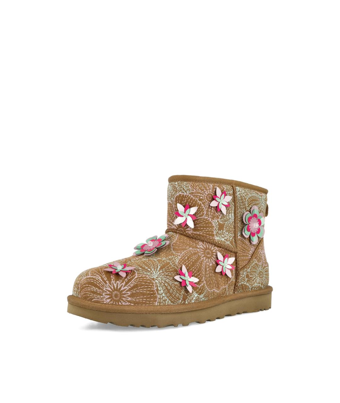 UGG Коричневые замшевые туфли, фото 3