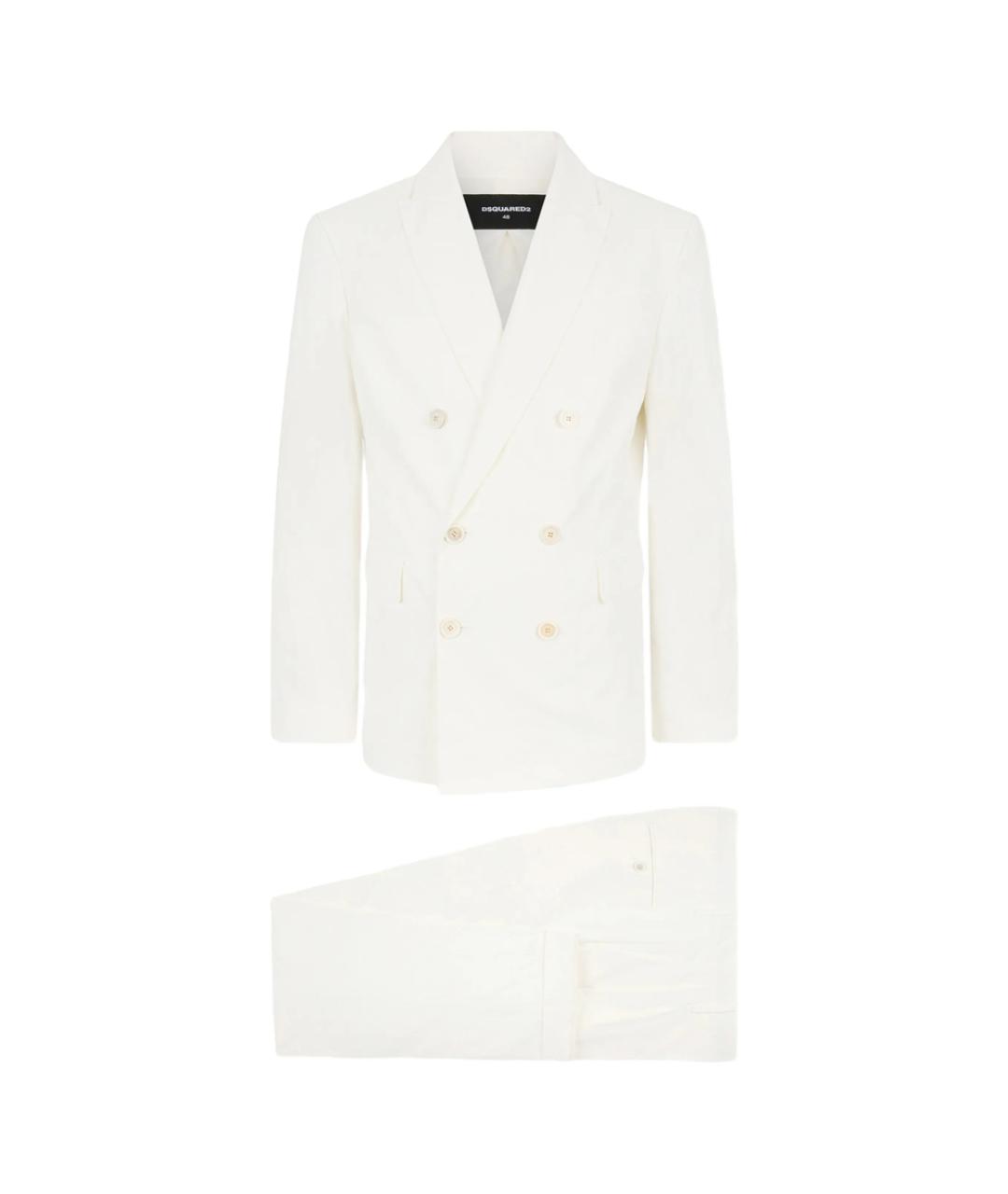 DSQUARED2 Белый классический костюм, фото 1