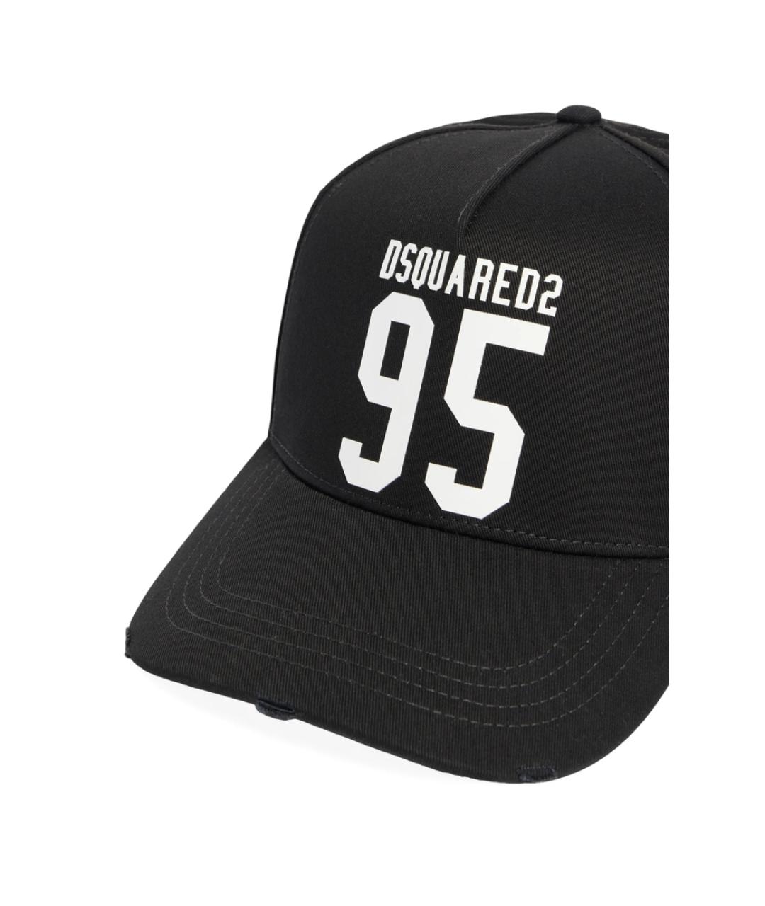DSQUARED2 Черная синтетическая кепка/бейсболка, фото 2