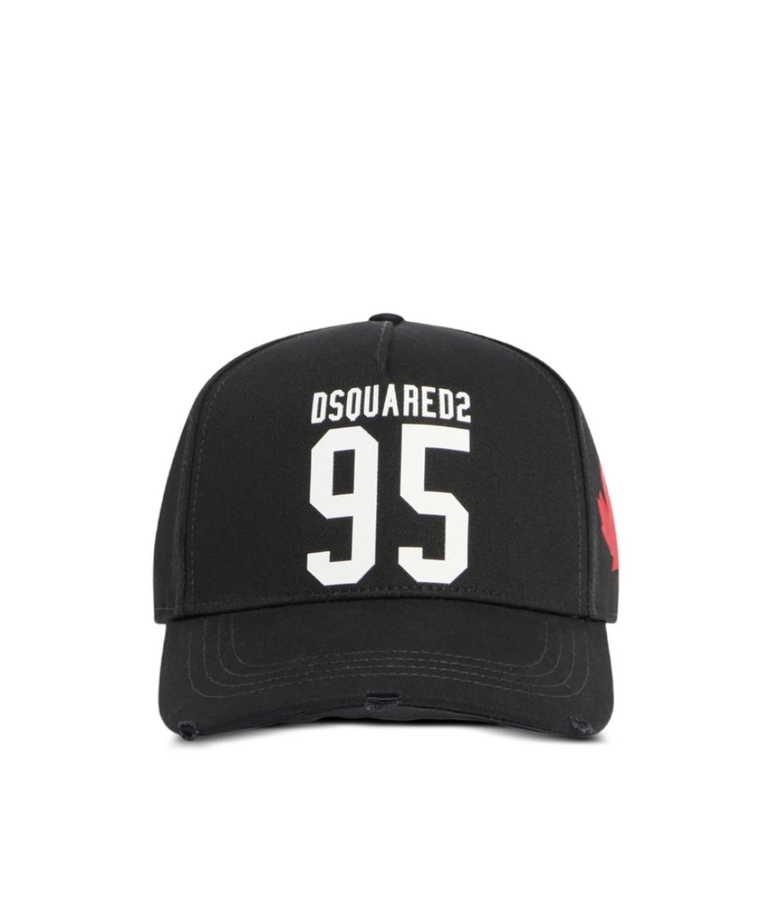 DSQUARED2 Черная синтетическая кепка/бейсболка, фото 1