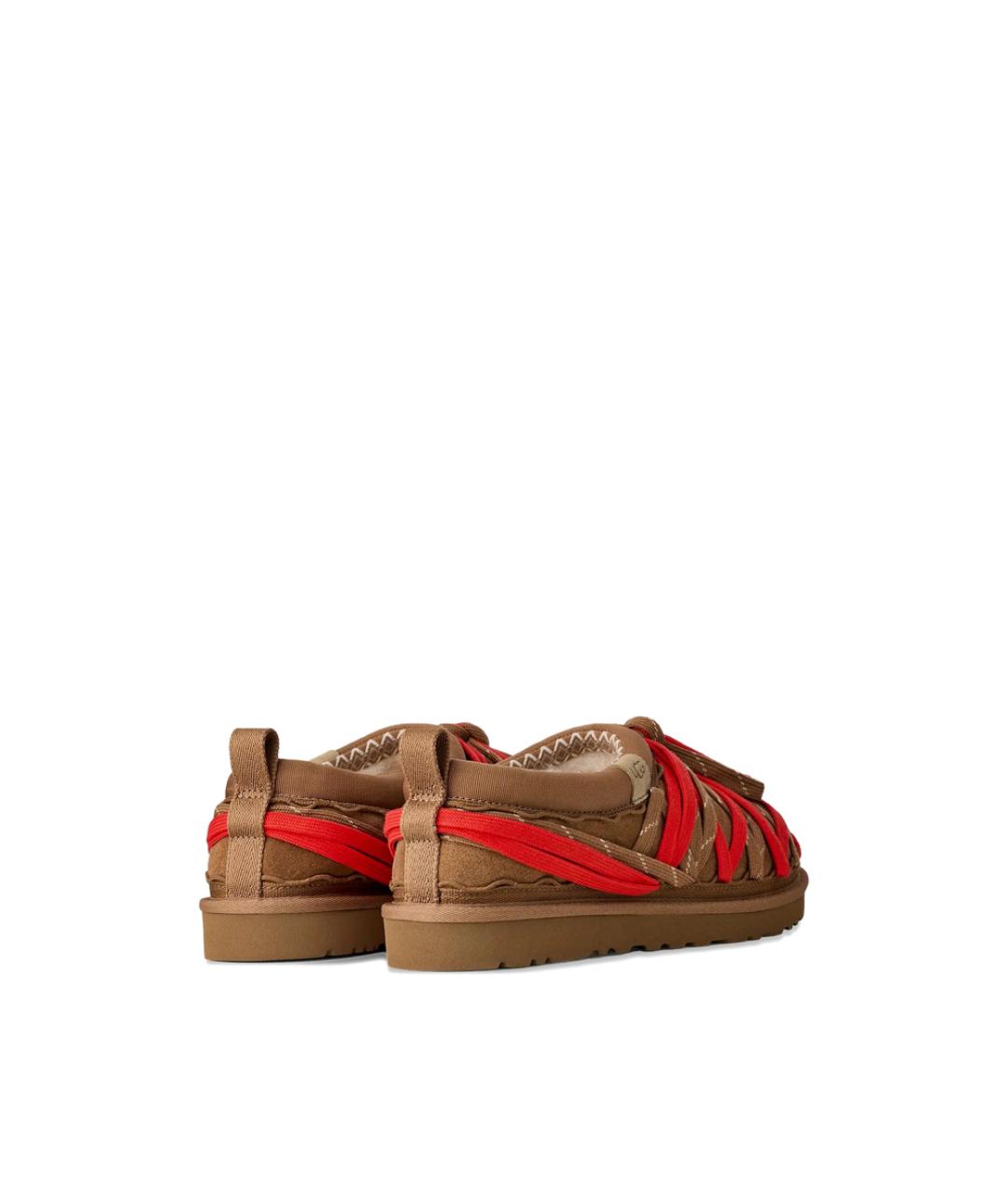 UGG Красные синтетические туфли, фото 2