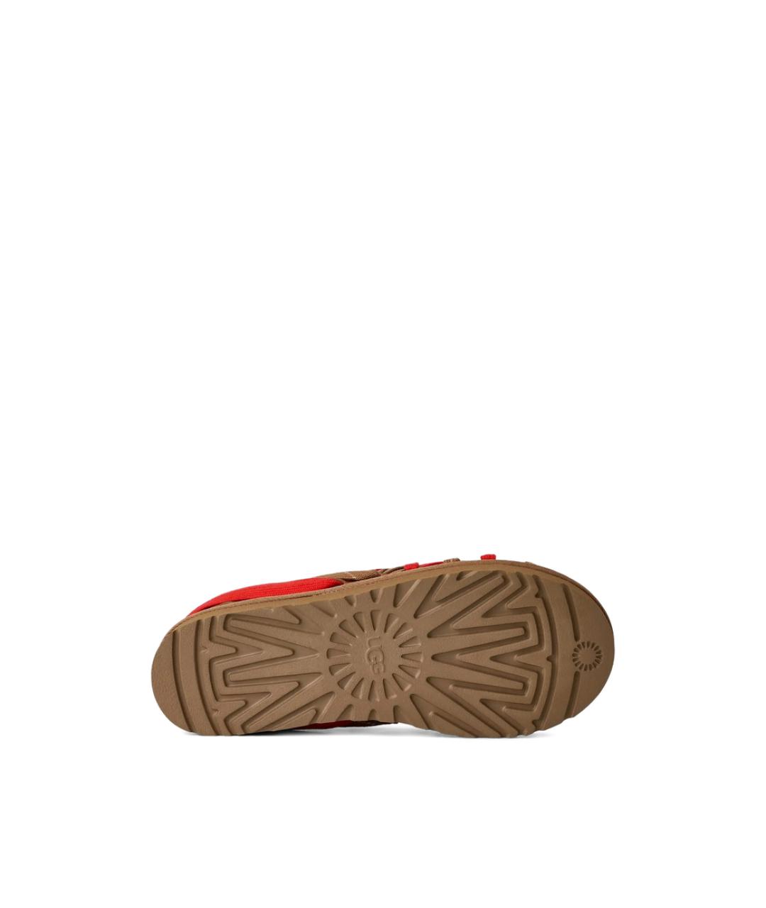 UGG Красные синтетические туфли, фото 6