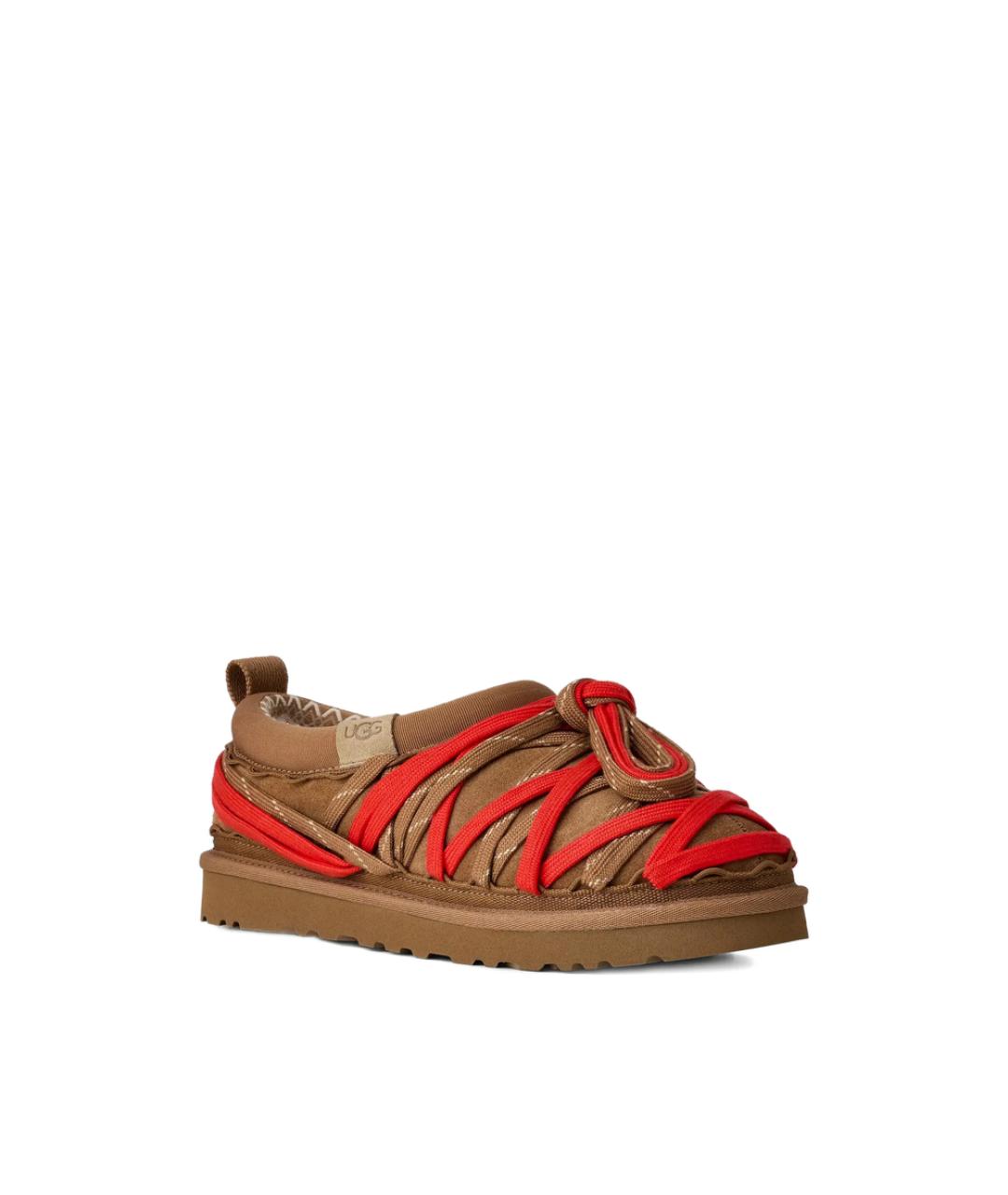 UGG Красные синтетические туфли, фото 3