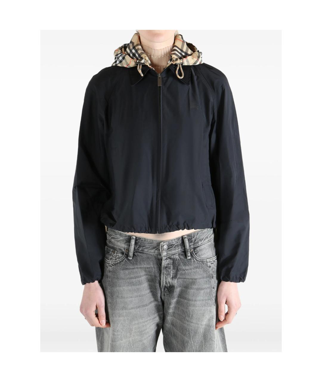 BURBERRY Черная куртка, фото 2