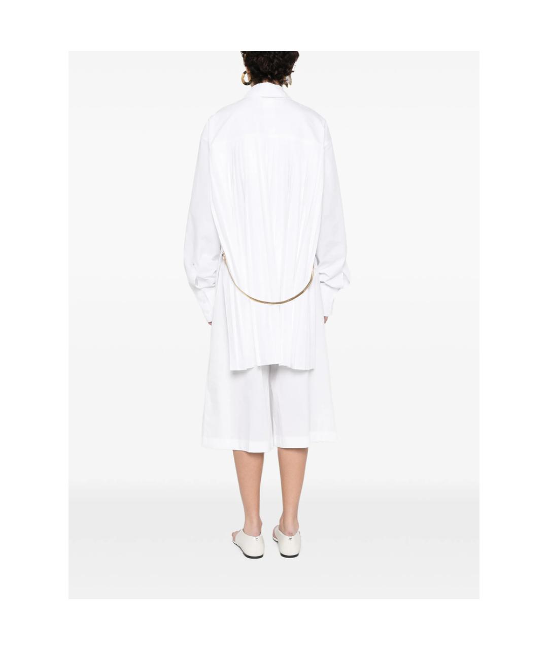 SPORTMAX Белая полиэстеровая рубашка, фото 6