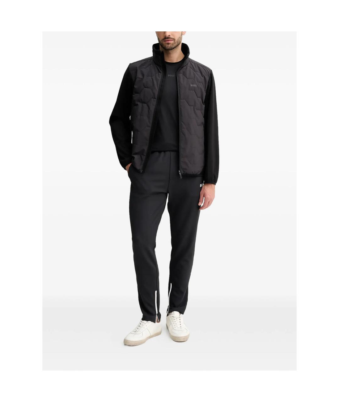 HUGO BOSS Черная полиэстеровая куртка, фото 3