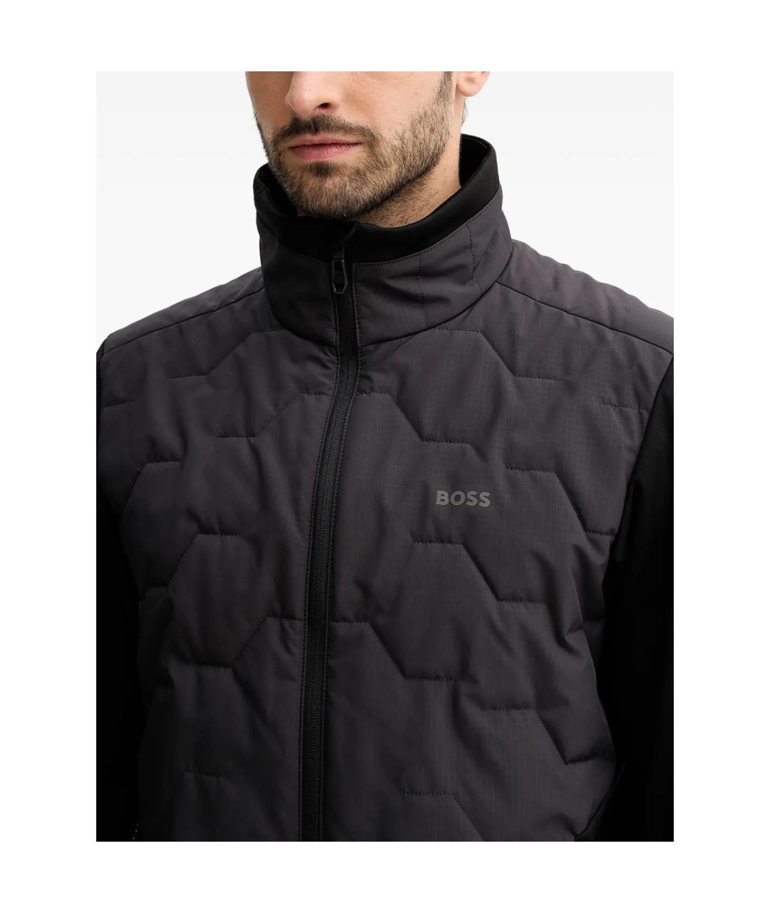 HUGO BOSS Черная полиэстеровая куртка, фото 5