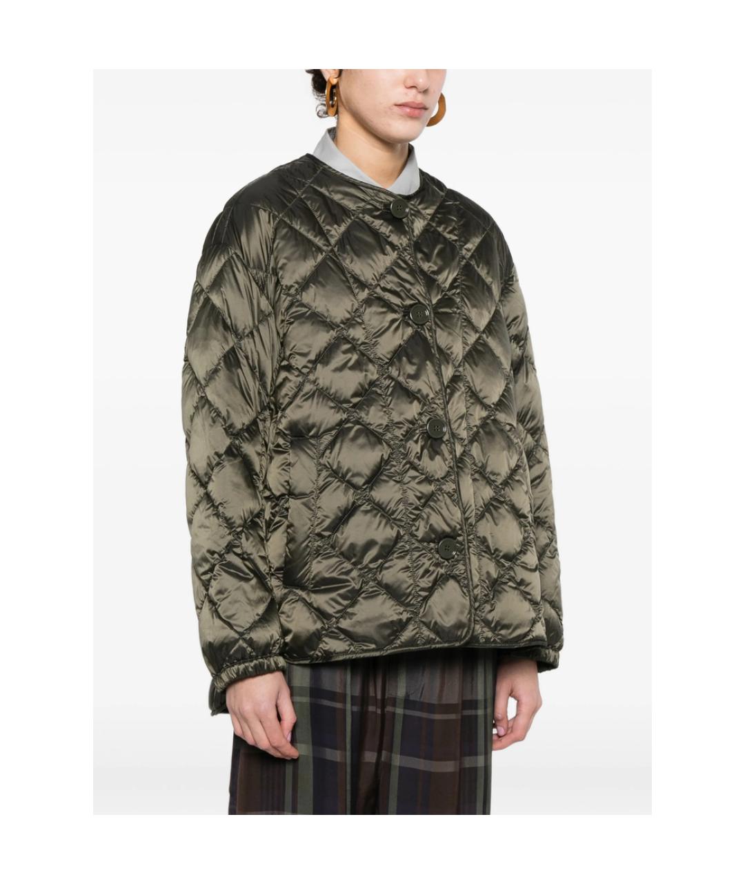 MAX MARA Зеленая полиамидовая куртка, фото 3