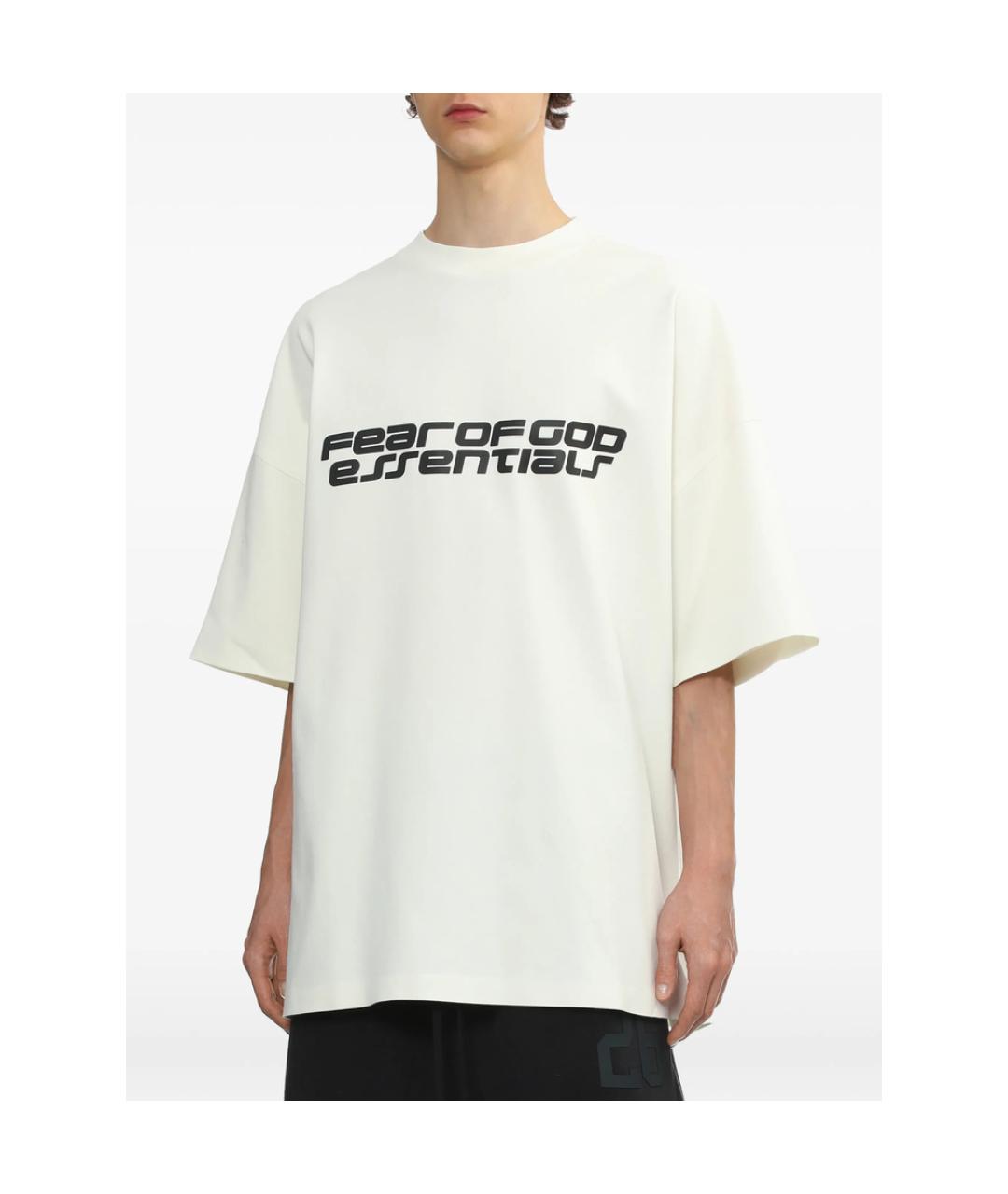 FEAR OF GOD ESSENTIALS Хлопко-полиэстеровая футболка, фото 2
